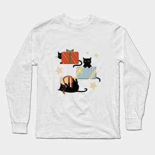 Cats and Christmas gifts Long Sleeve T-Shirt